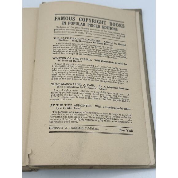 Bad Little Hannah by Mrs. L. T. Meade Circa 1900 1st Hardcover Signed In 1911 - Picture 6 of 7